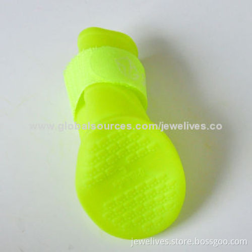 Candy fashionable rubber waterproof pet dog shoes